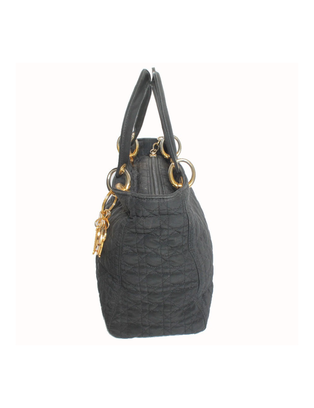 Sac DIOR Lady D toile noire