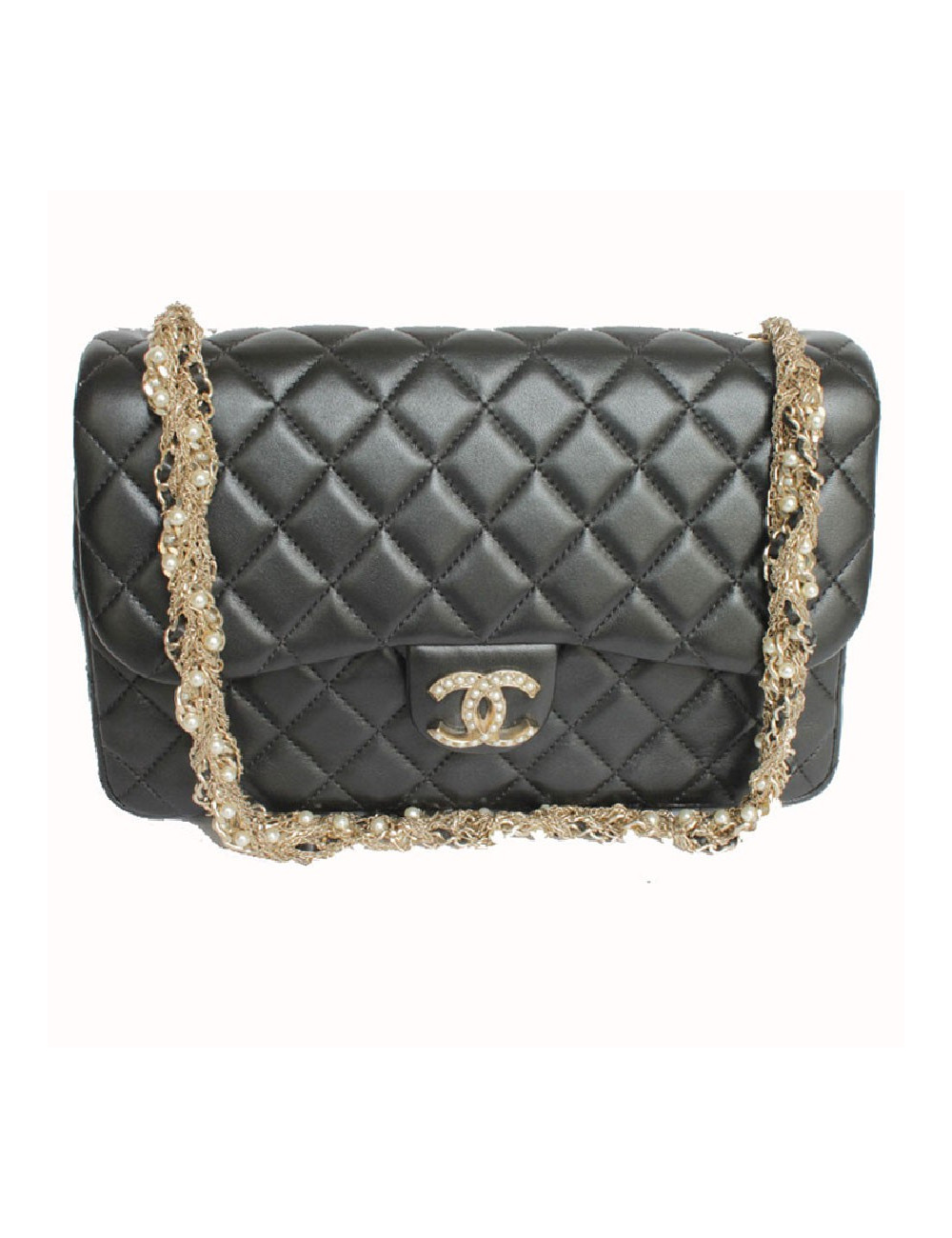 Black timeless CHANEL bag