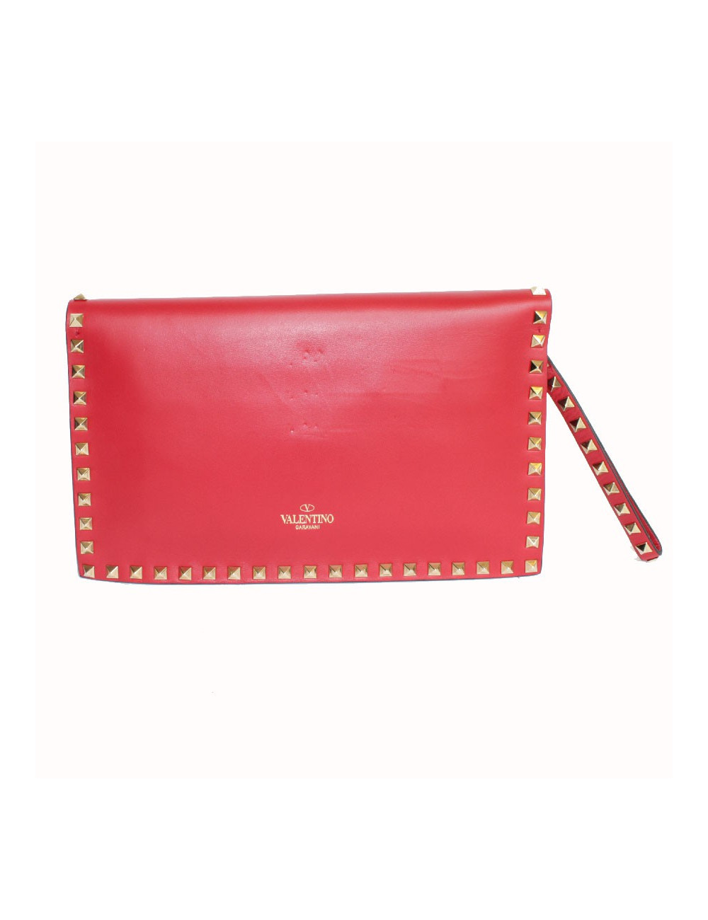 Pochette  rockstud VALENTINO GARAVANI rouge