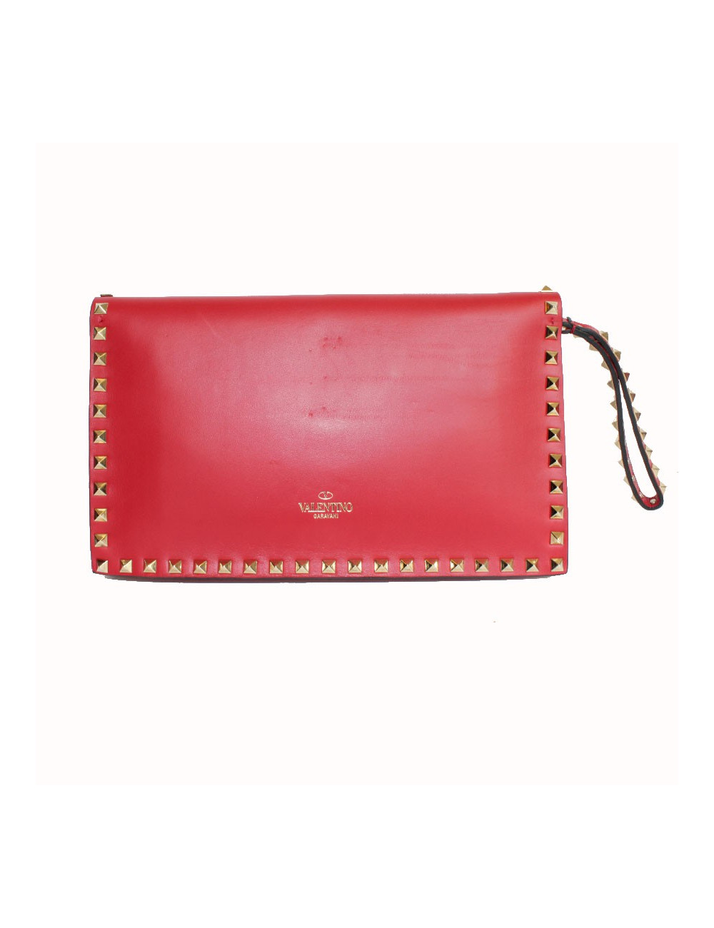 Pochette  rockstud VALENTINO GARAVANI rouge