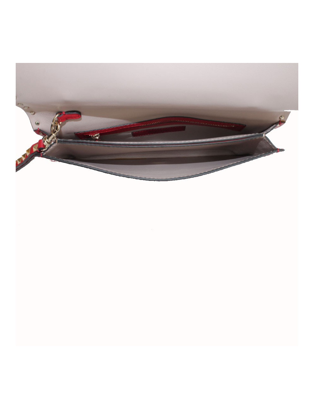 Pochette  rockstud VALENTINO GARAVANI rouge