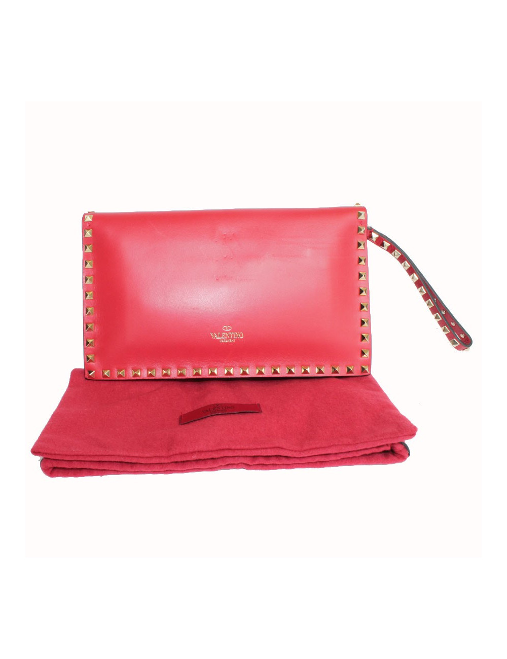 Red VALENTINO GARAVANI rockstud cover