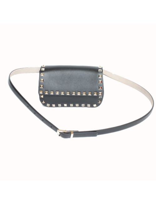 Pochette et ceinture Rocksud VALENTINO GARAVANI noire