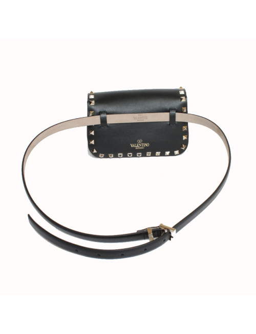 Pochette et ceinture Rocksud VALENTINO GARAVANI noire