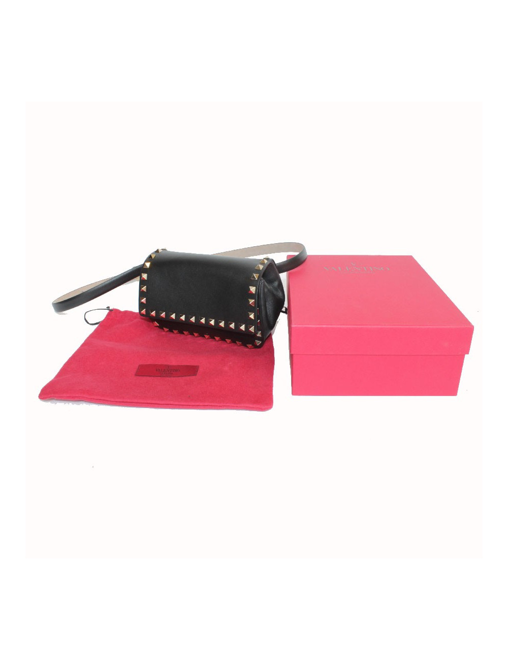 Pochette et ceinture Rocksud VALENTINO GARAVANI noire