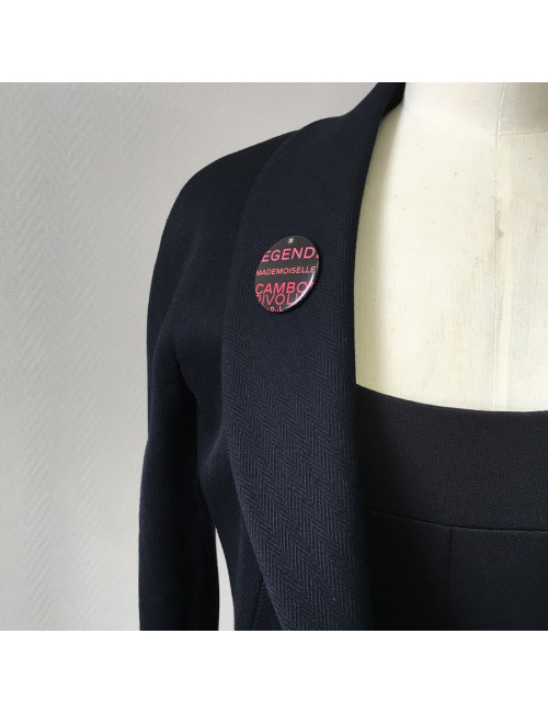 CHANEL Mademoiselle Cambon metal pins