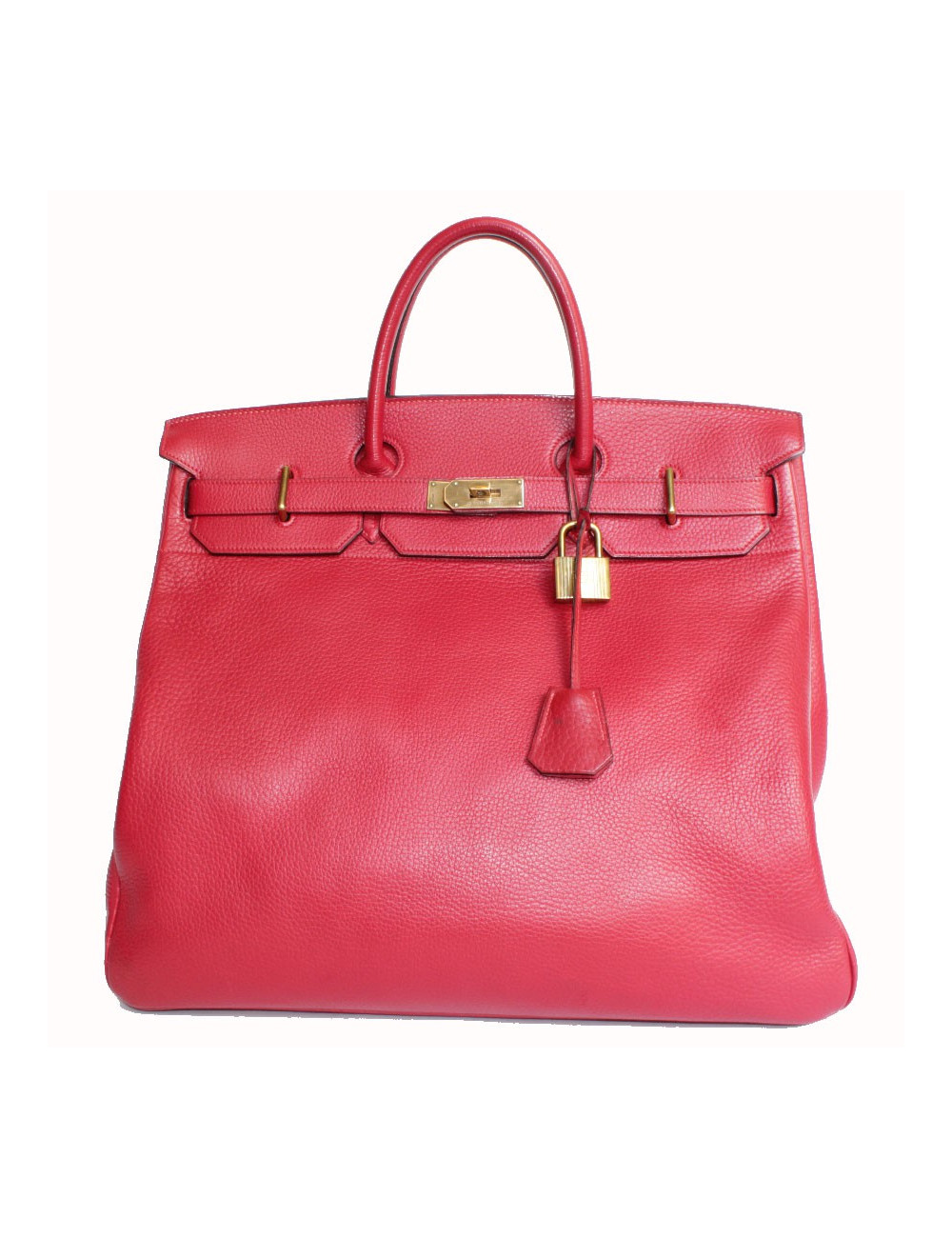 Sac Haut à courroies HERMES cuir togo 