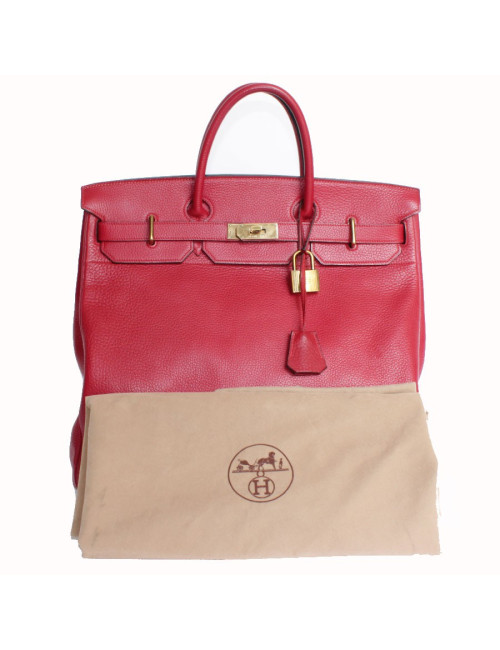 Purse belts HERMES togo leather red top