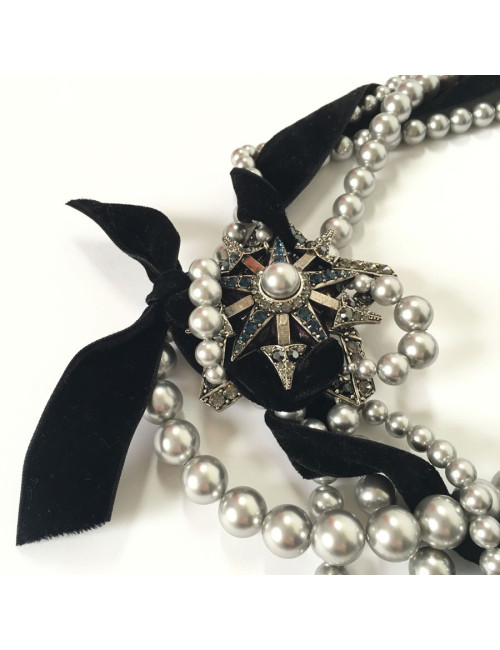 LANVIN choker necklace with charms 