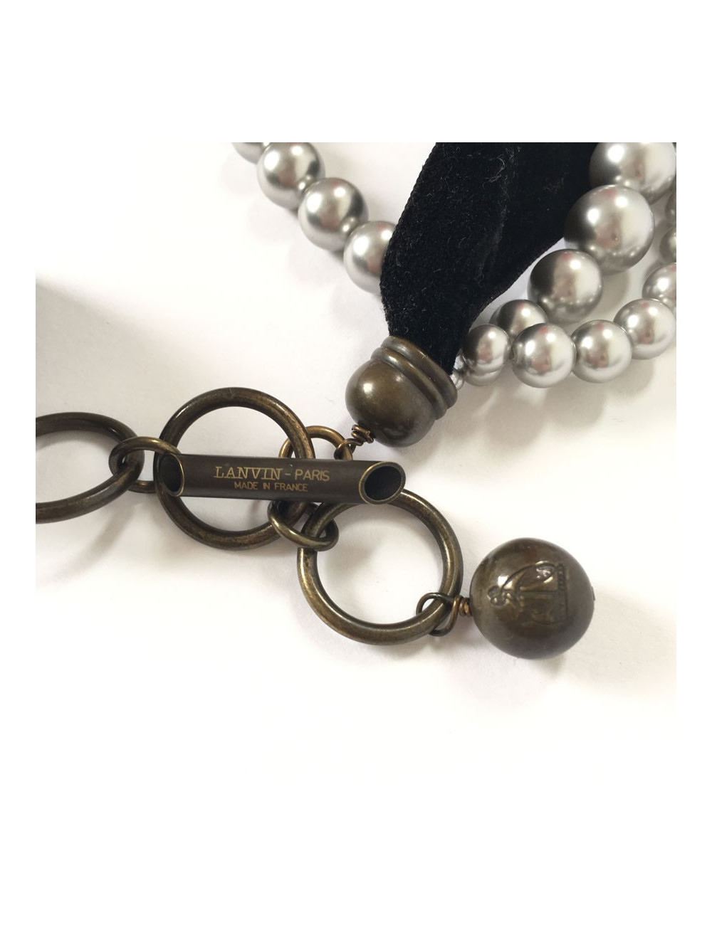 LANVIN choker necklace with charms 