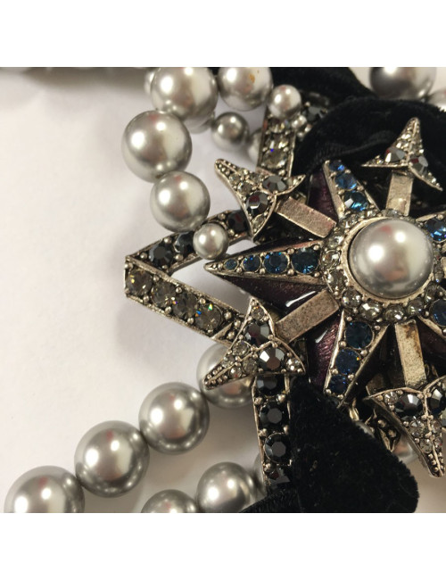 LANVIN choker necklace with charms 