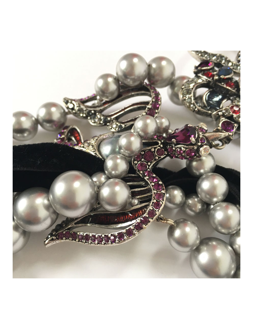 LANVIN choker necklace with charms 