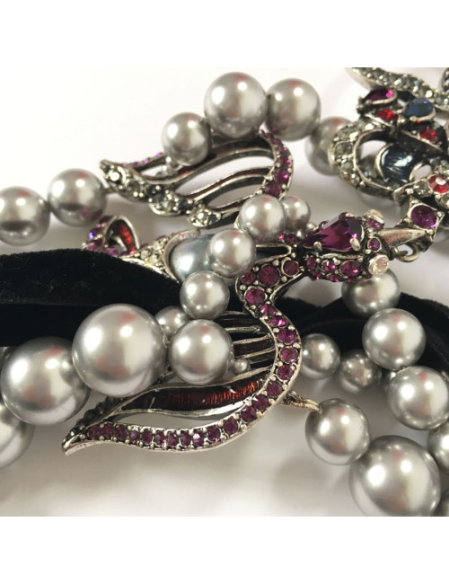 LANVIN choker necklace with charms 