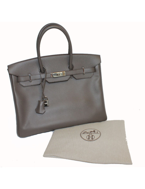 Birkin 35 HERMES epsom étoupe 