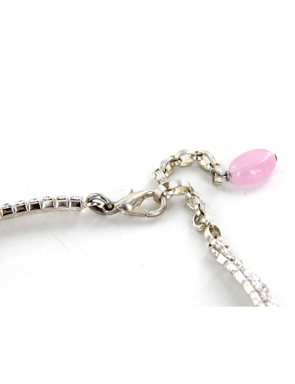 Collar Couture MARGUERITE de VALOIS in rhinestones and glass paste