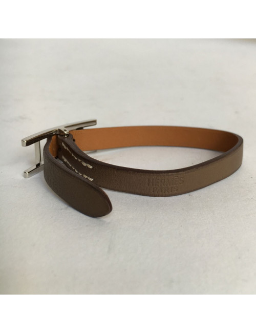 Bracelet 'Be happy' HERMES leather entry
