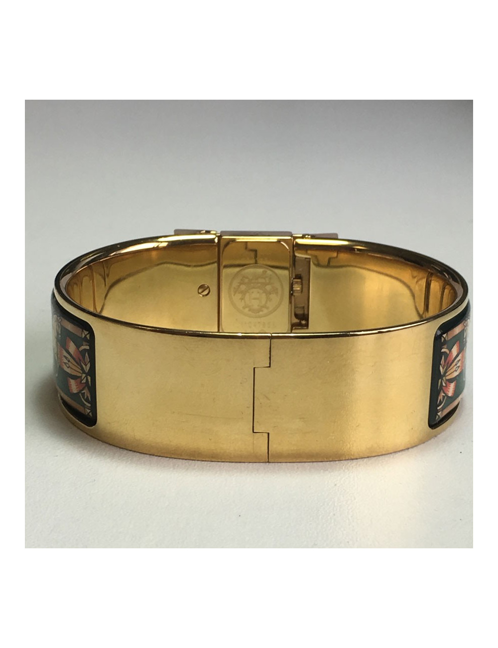 Latch HERMES enamel bracelet watch