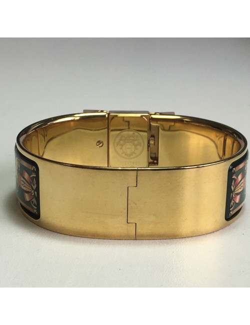 Latch HERMES enamel bracelet watch