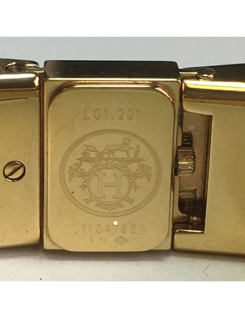 Latch HERMES enamel bracelet watch