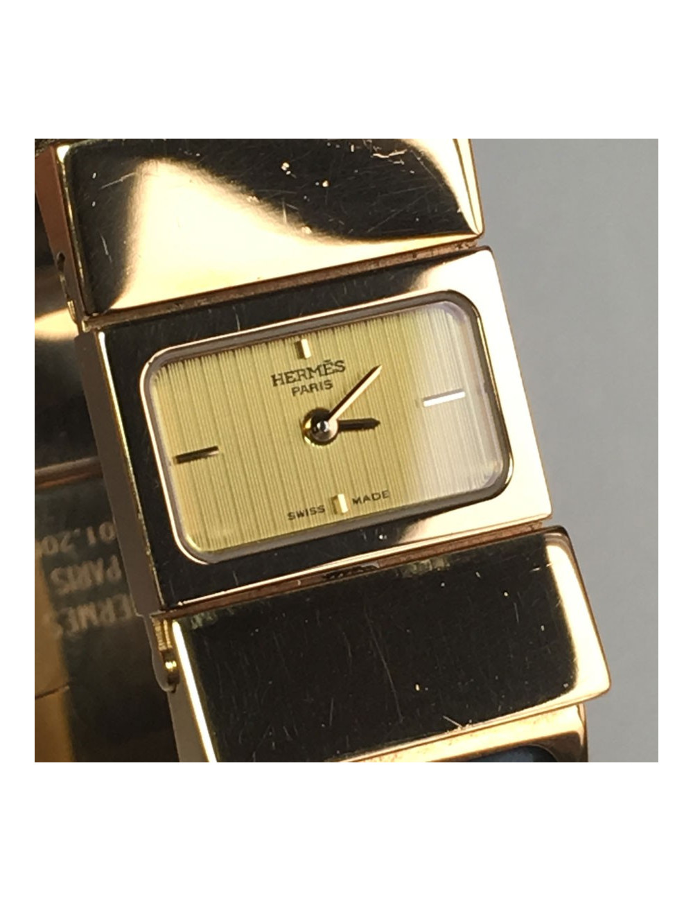 Latch HERMES enamel bracelet watch