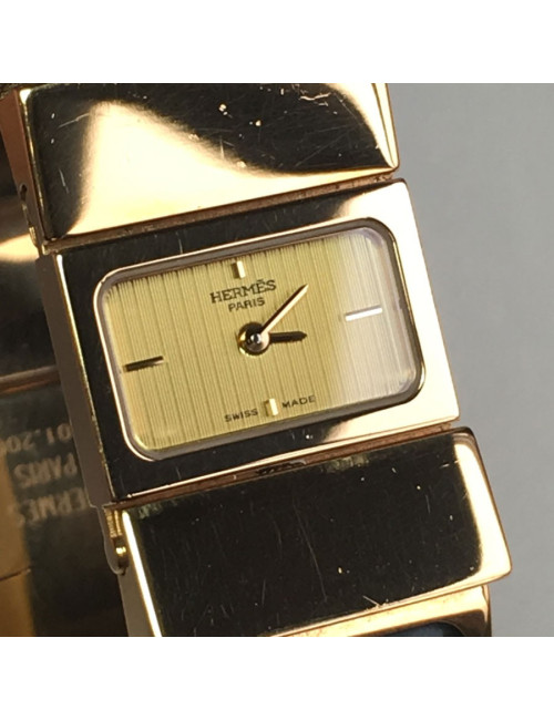 Latch HERMES enamel bracelet watch