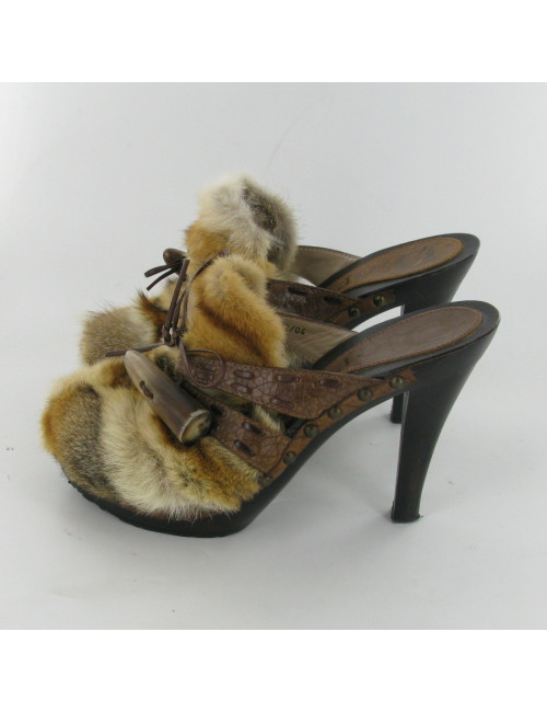 Sabot en fourrure DIOR