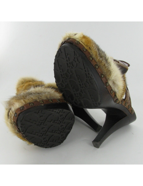 Sabot en fourrure DIOR