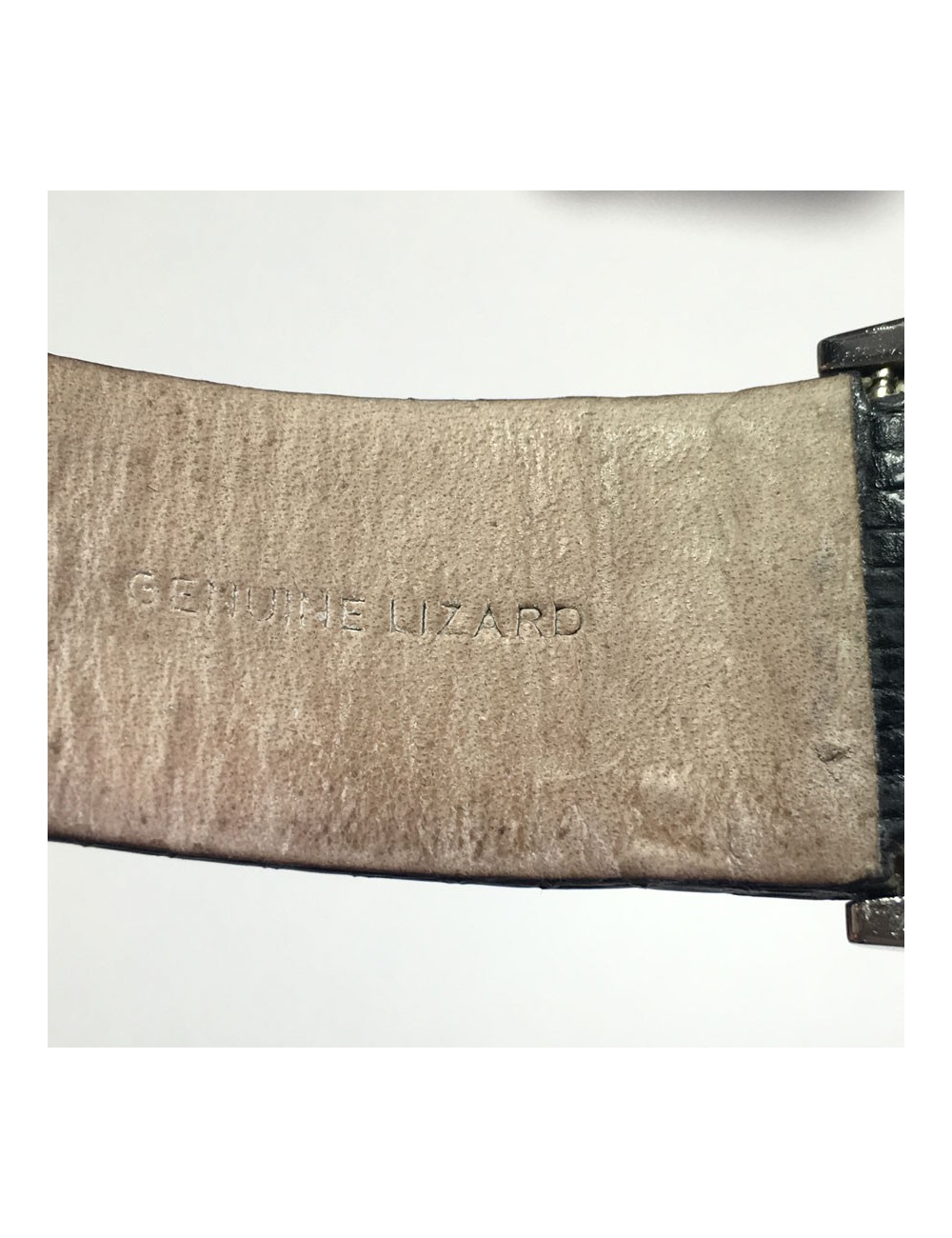 xxx Montre VERSACE en acier et cuir 