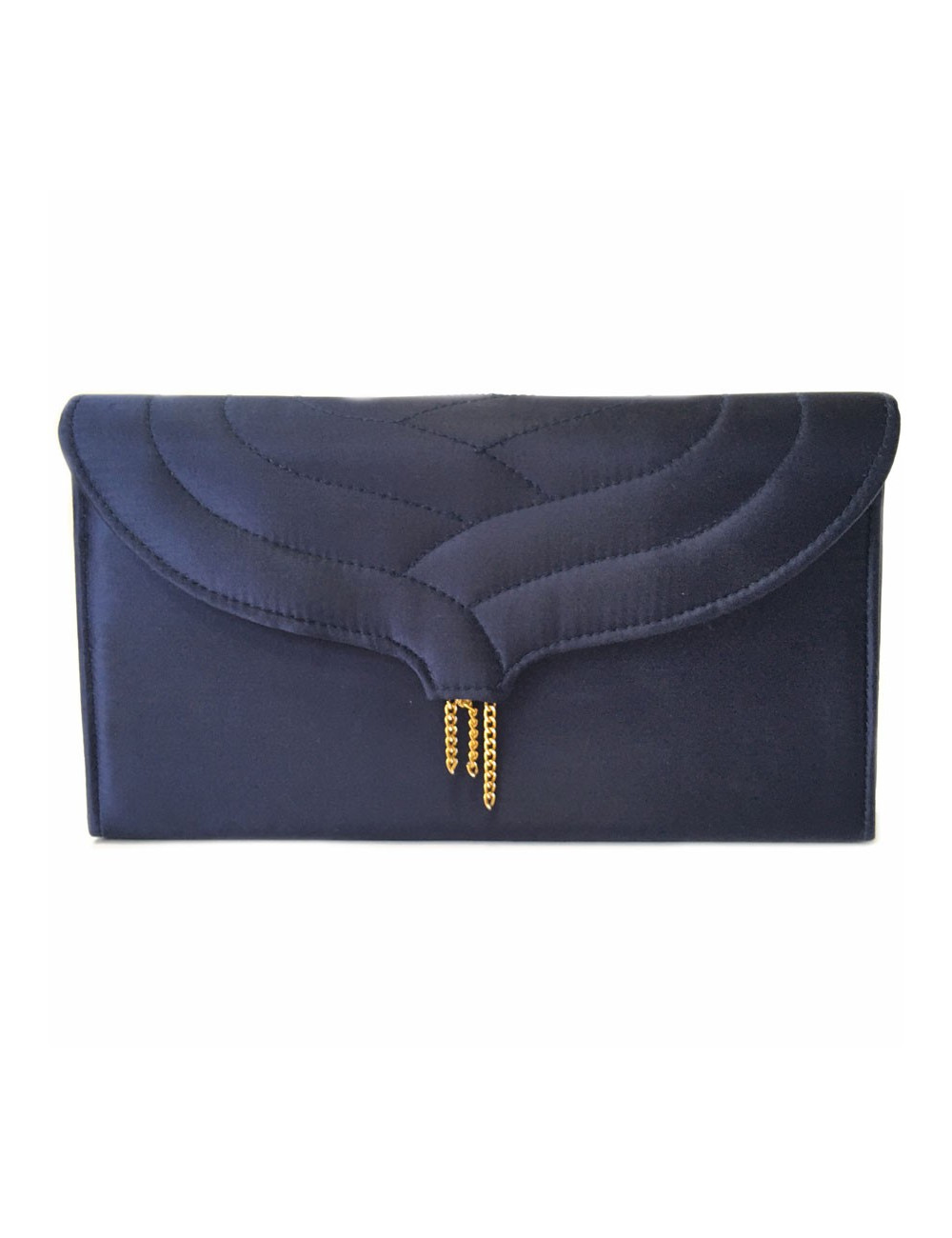 Cover of the evening VAN CLEEF & ARPELS blue satin