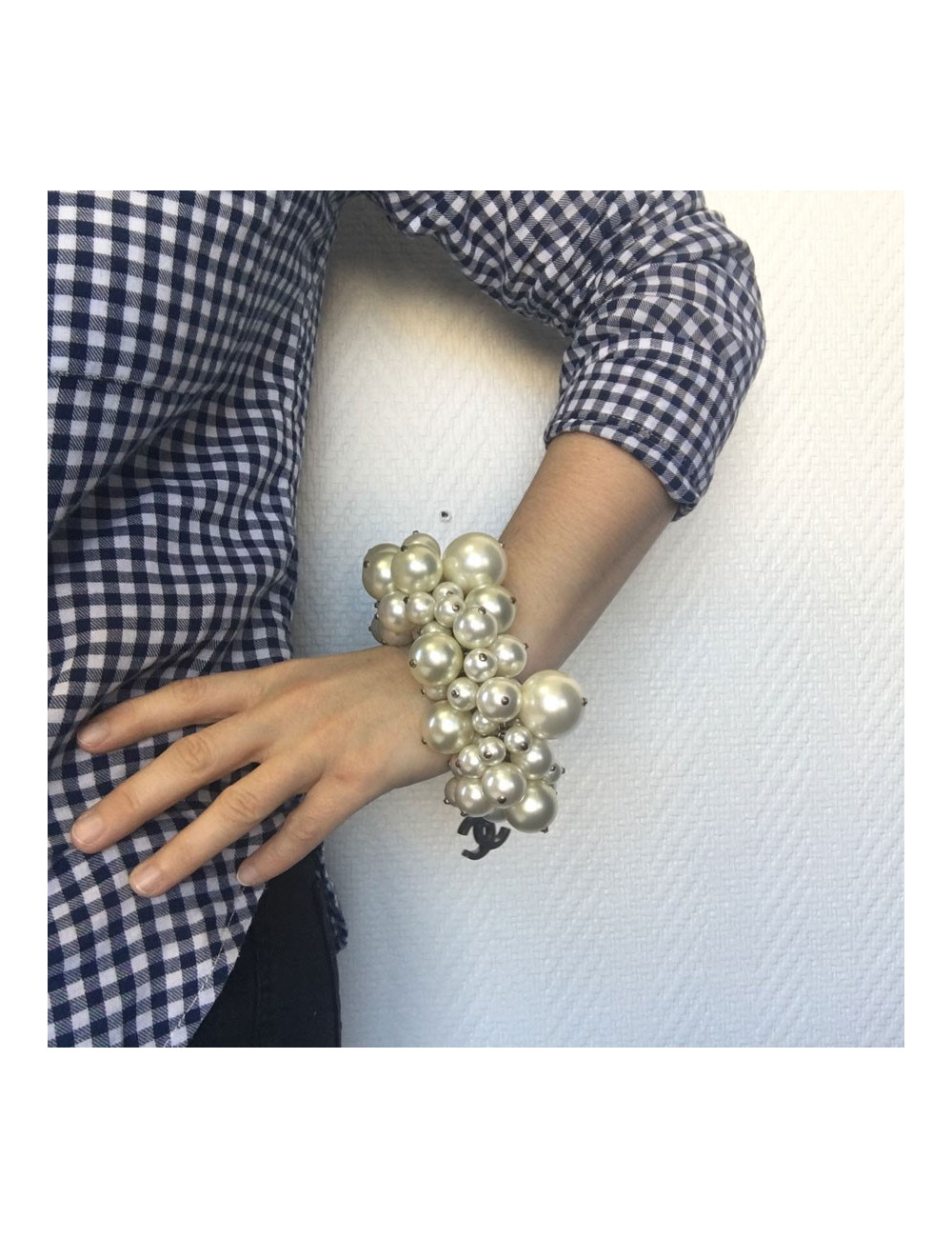 CHANEL Pearly Beads Bracelet