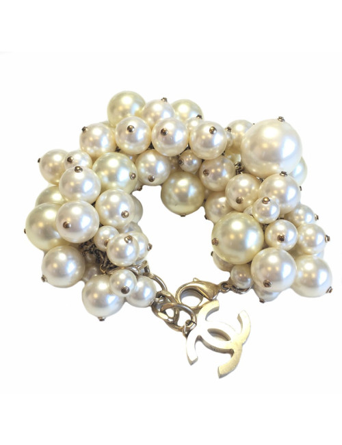 CHANEL Pearly Beads Bracelet
