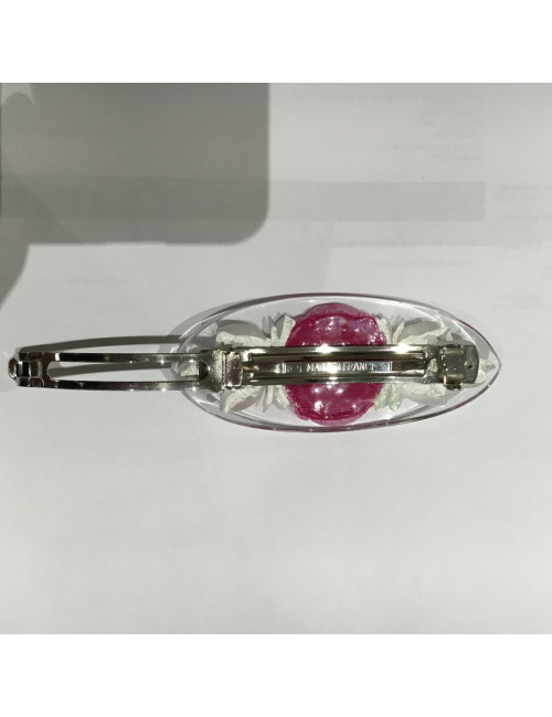 Barrette hair CHANEL Camellia pink