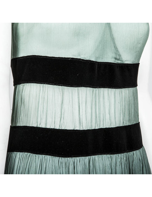 Robe ALESSANDRO DELL'ACQUA soie amande T38