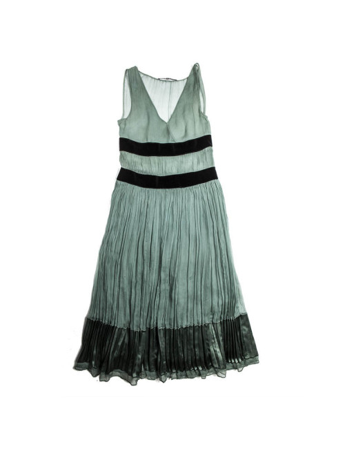 Dress ALESSANDRO DELL'ACQUA silk almond T38