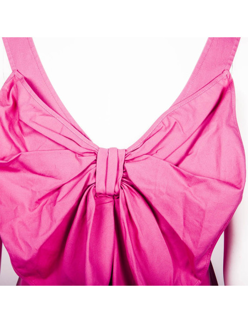 Dress VALENTINO cotton fushia