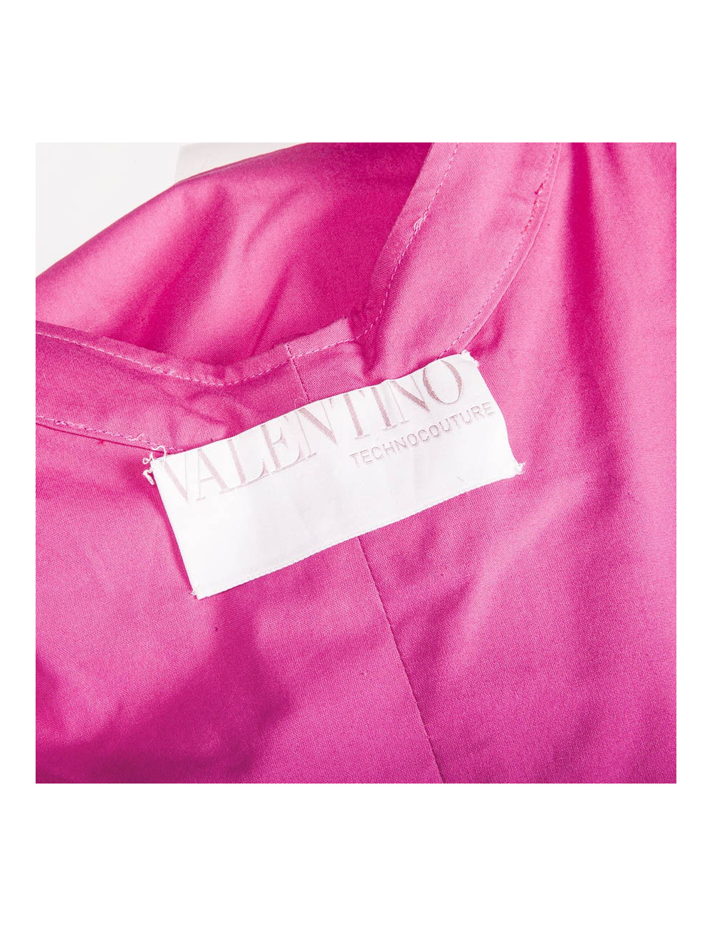 Dress VALENTINO cotton fushia