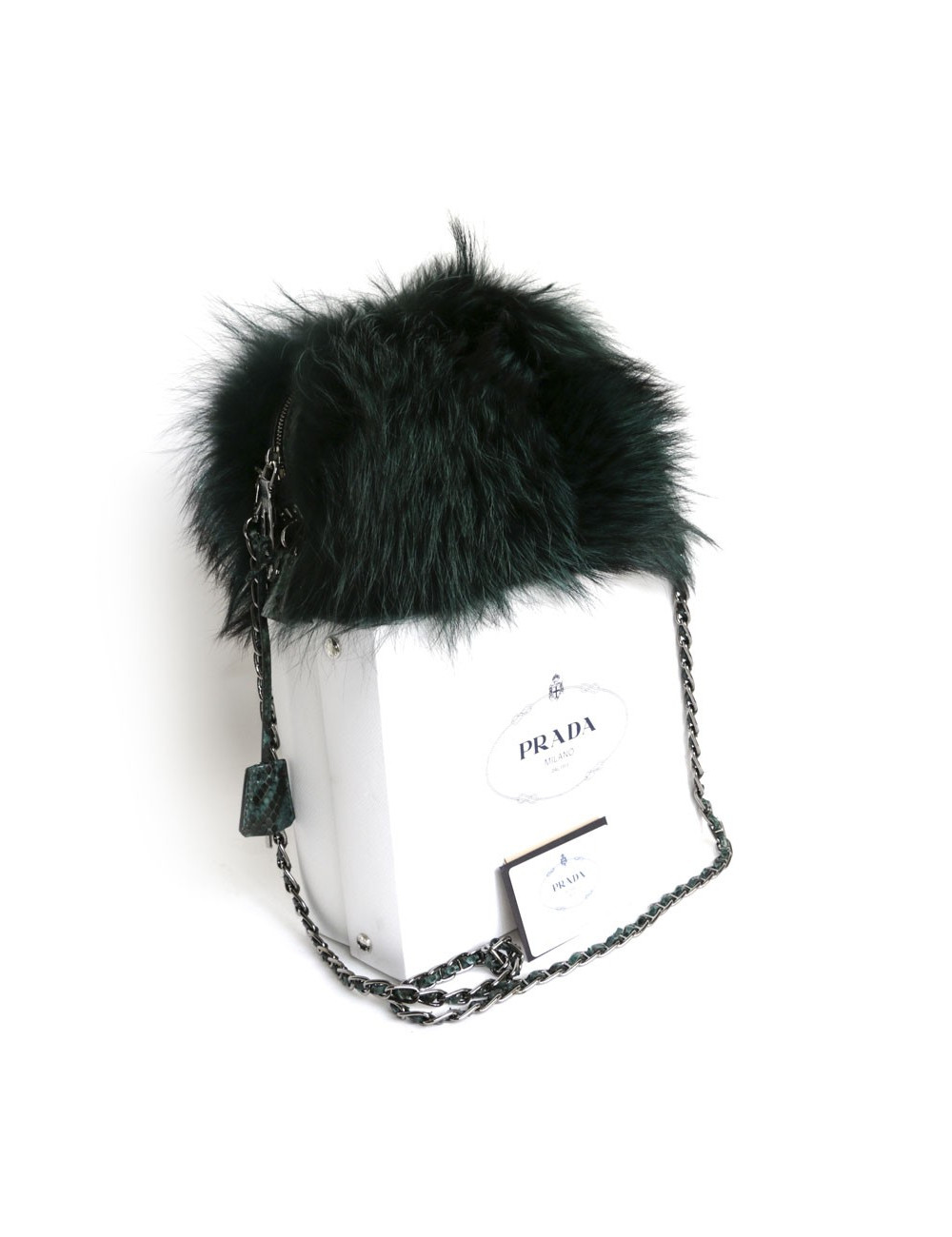 Sac PRADA en renard et lézard 