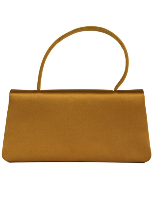 Mini bag CHRISTIAN DIOR yellow silk satin