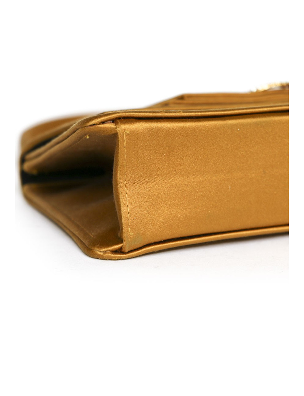 Mini bag CHRISTIAN DIOR yellow silk satin