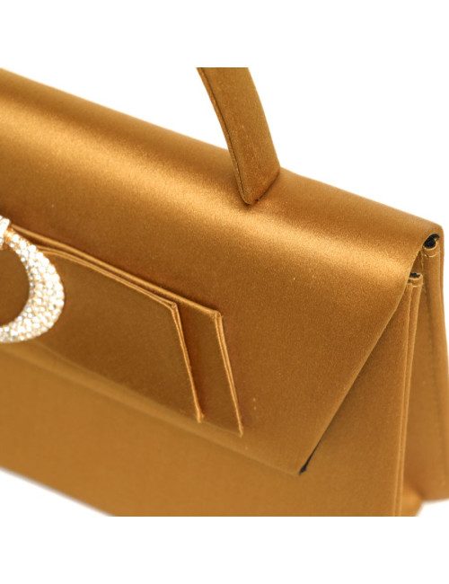 Mini bag CHRISTIAN DIOR yellow silk satin