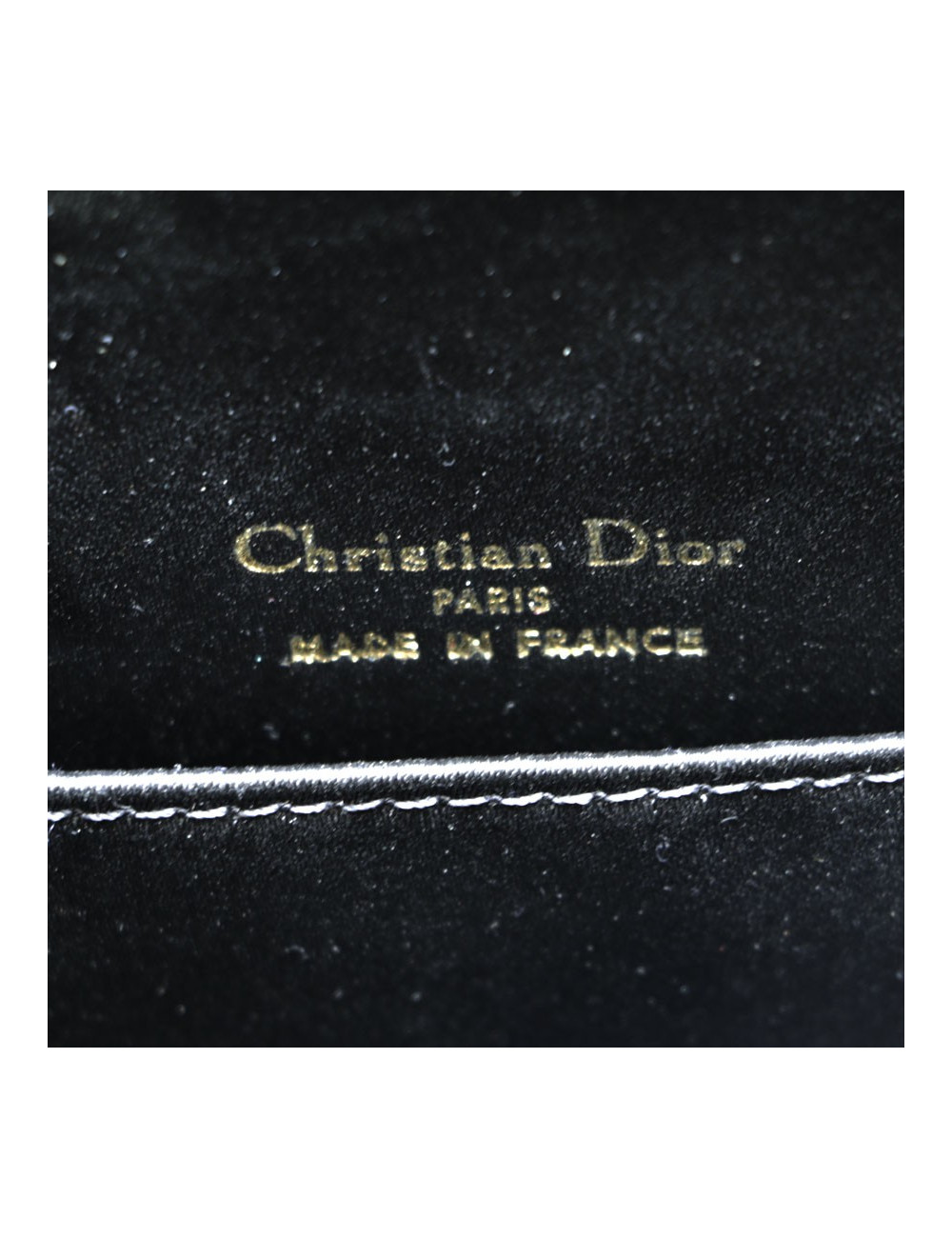 Mini bag CHRISTIAN DIOR yellow silk satin