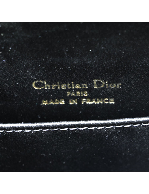 Mini bag CHRISTIAN DIOR yellow silk satin