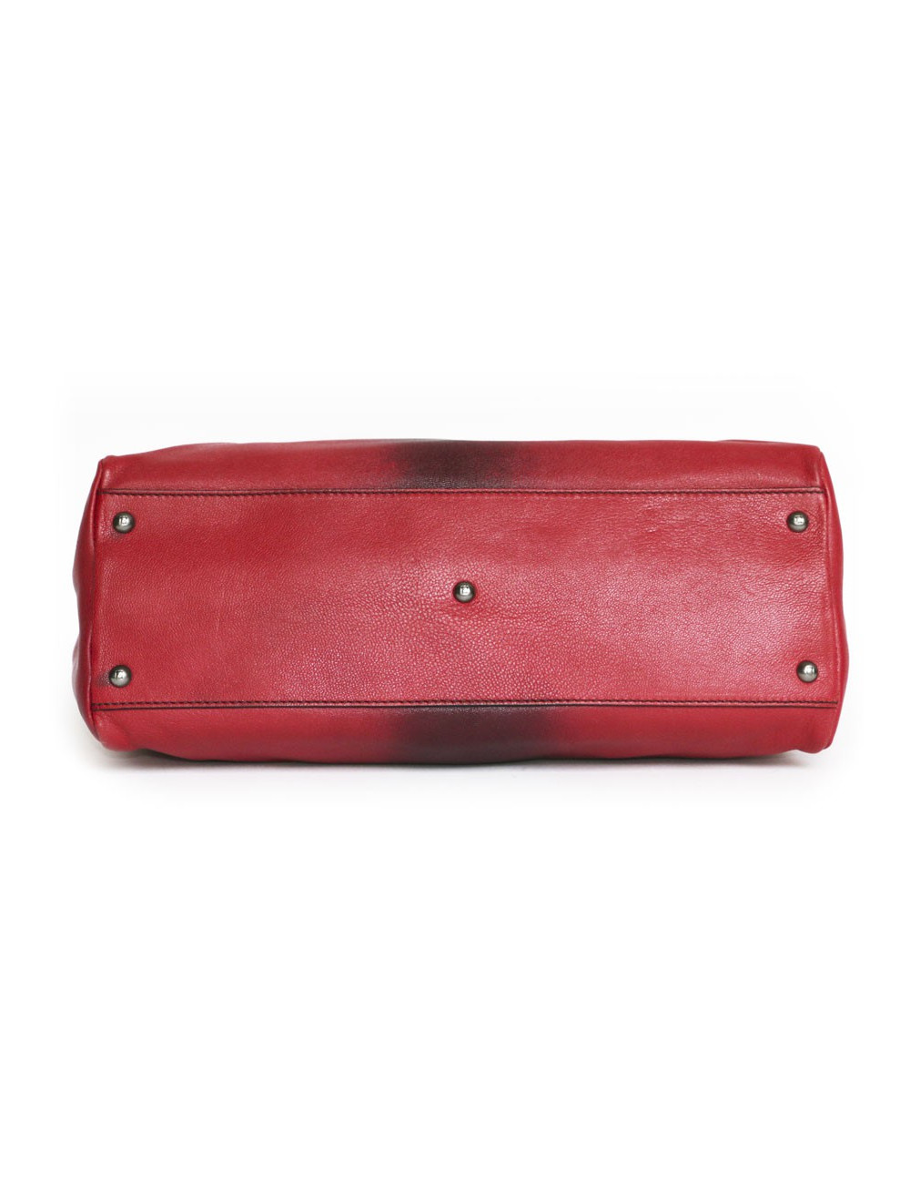 FENDI Peekaboo bag in raspberry leather