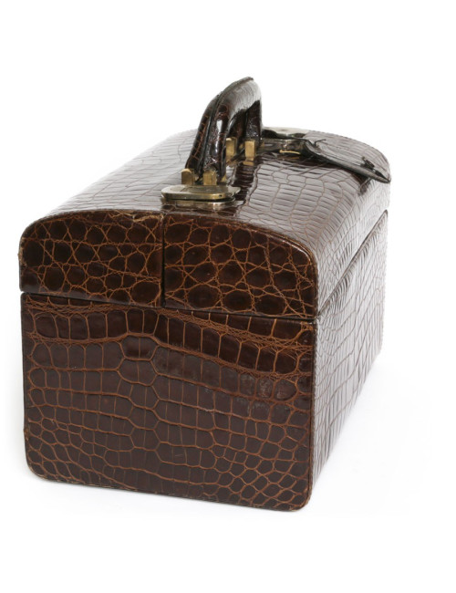 Beauty Case en crocodile