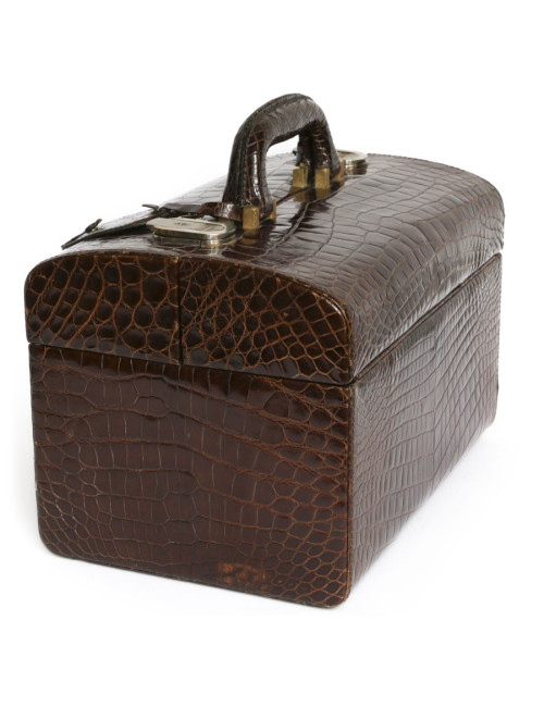 Beauty Case en crocodile