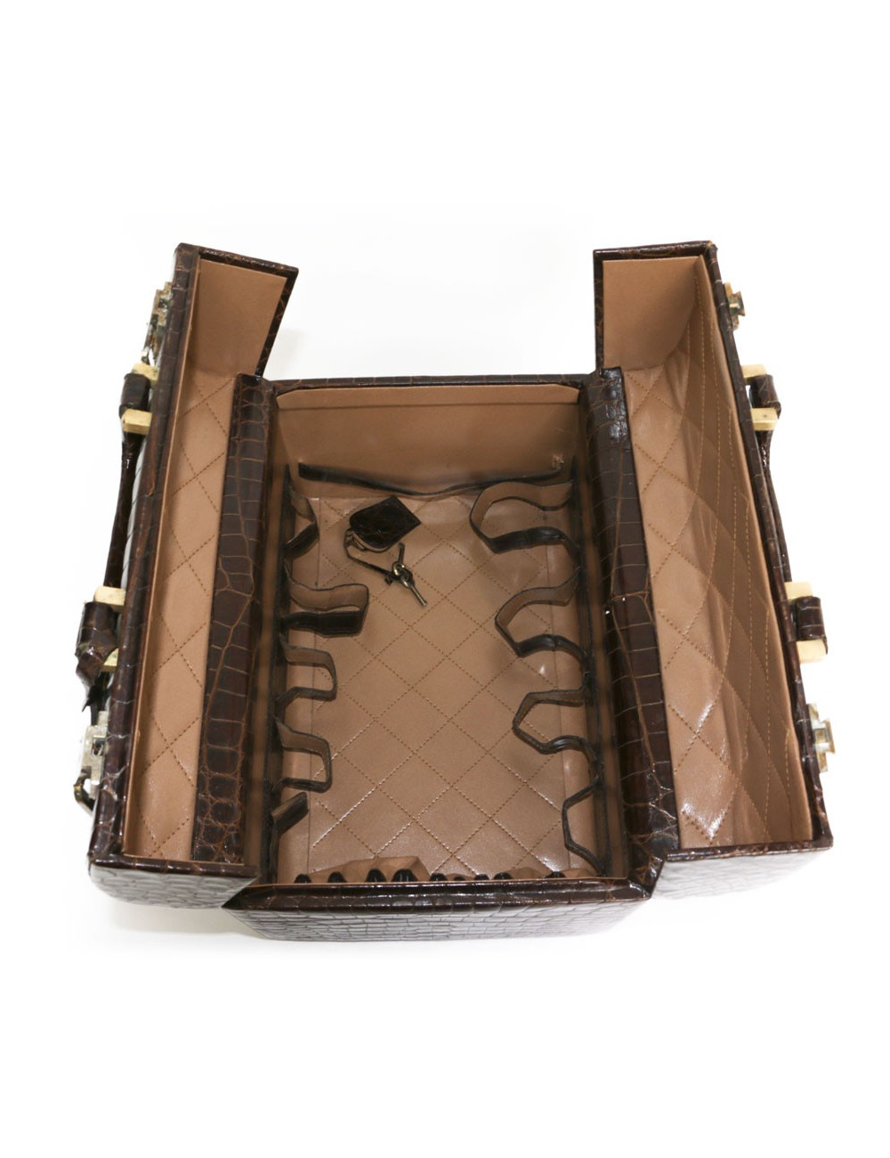 Beauty Case in crocodile