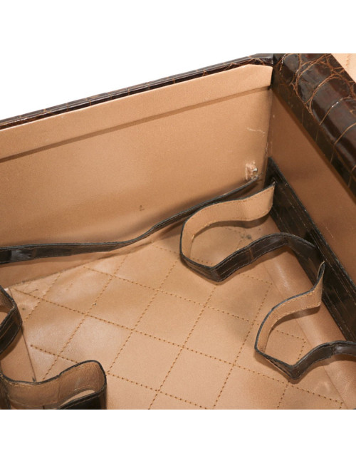 Beauty Case in crocodile
