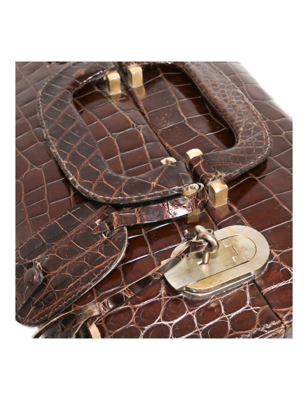 Beauty Case in crocodile