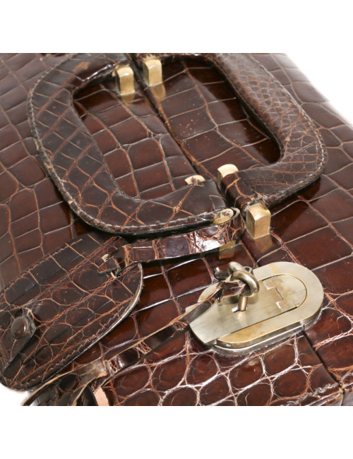 Beauty Case en crocodile