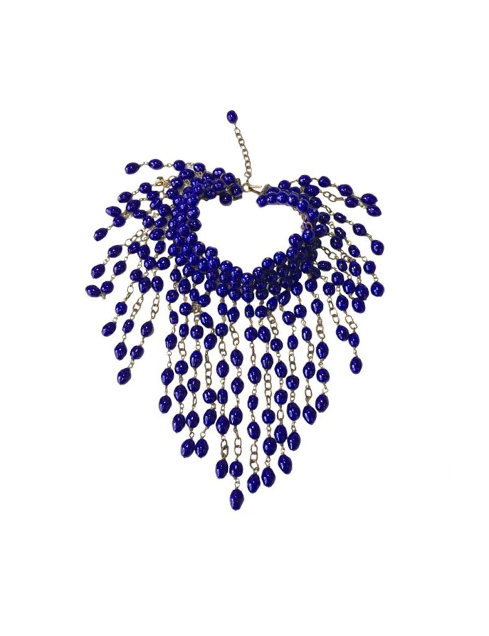 Collier MARGUERITE de VALOIS  perles saphir